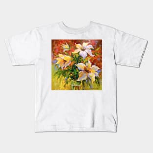 Bouquet of lilies Kids T-Shirt